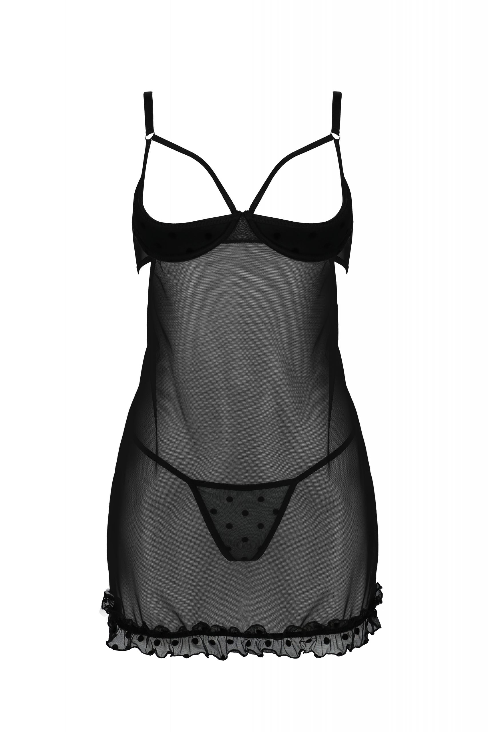 Sexy Open Cup Sheer Chemise Passion Marina-3