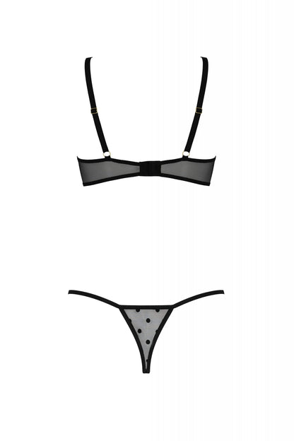 Sexy Open Cup Bra & Sheer String Passion Marina-3
