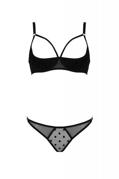 Sexy Open Cup Bra & Sheer String Passion Marina-2
