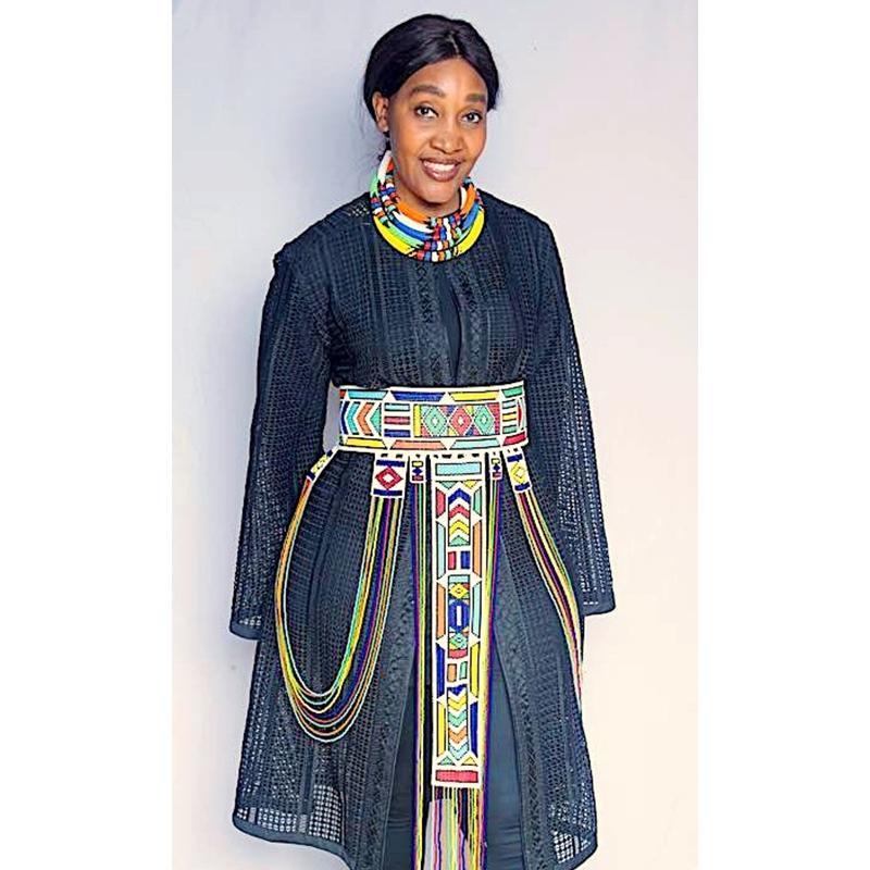 Maua Beaded Leather Belt | Handmade by Zulu Women