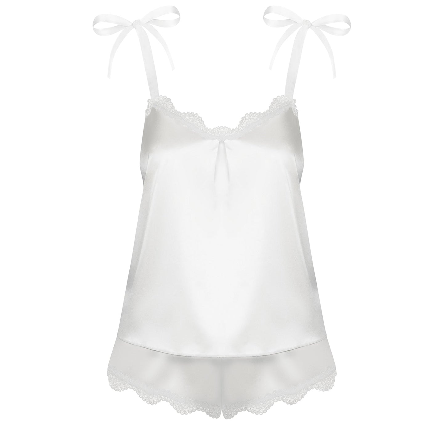 Smooth Satin Top & Panty Obsessive Prima Neve-3