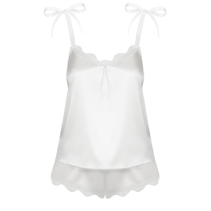 Smooth Satin Top & Panty Obsessive Prima Neve-3