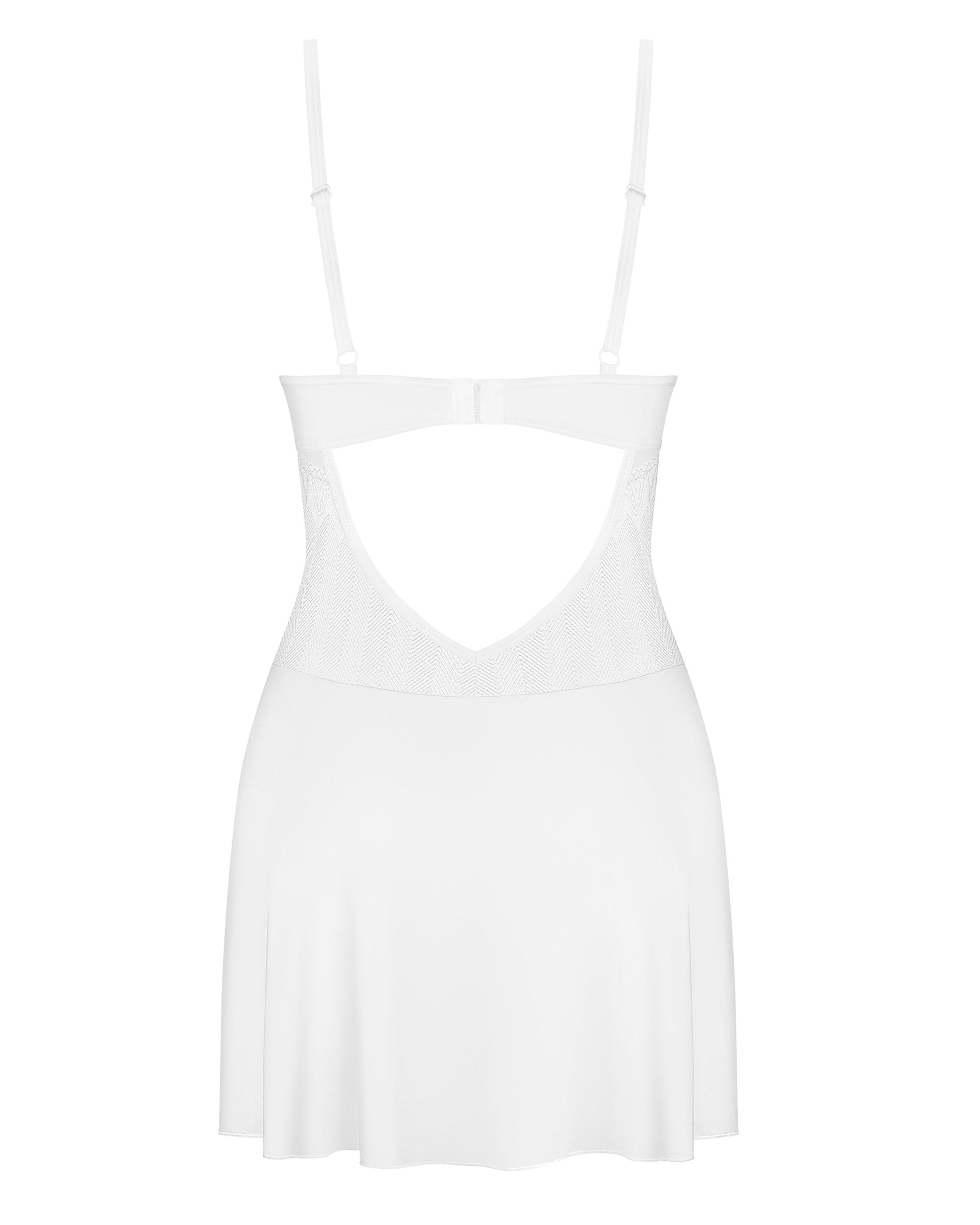 Sheer Mesh Chemise & Thong Panty Obsessive Alissium-4