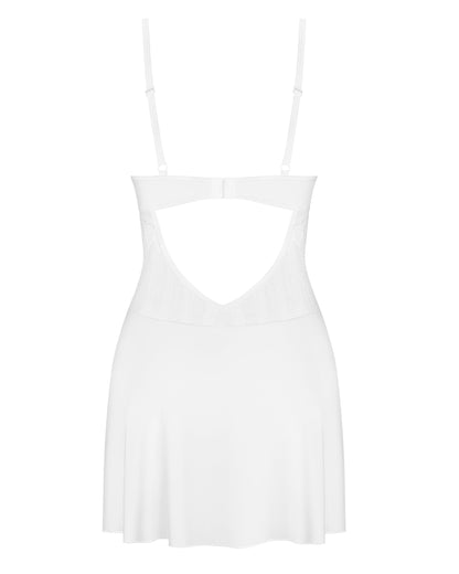 Sheer Mesh Chemise & Thong Panty Obsessive Alissium-4