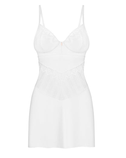 Sheer Mesh Chemise & Thong Panty Obsessive Alissium-3