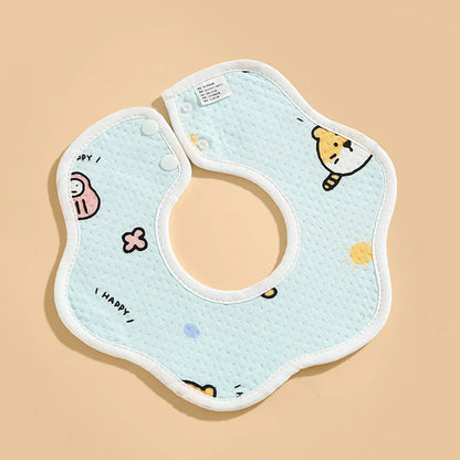 Cotton Waterproof Bib for newborns, multivariant-5