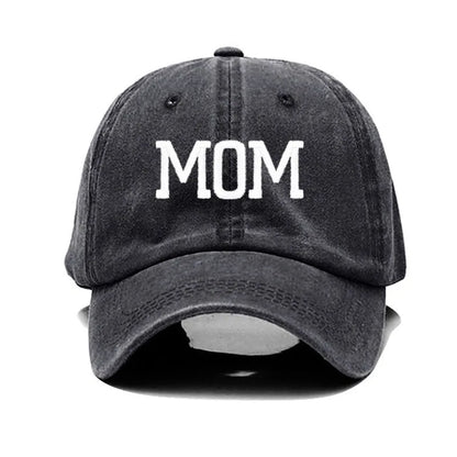 Embroidered Cotton Baseball Cap MOM and DAD Multivariant-13