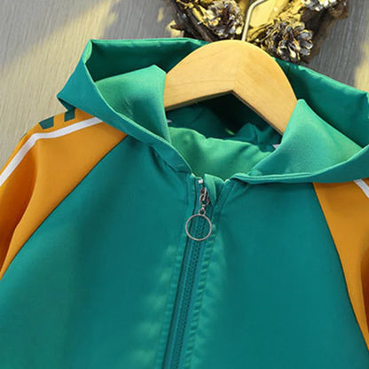 Sport Jacket with Hood for Children-3