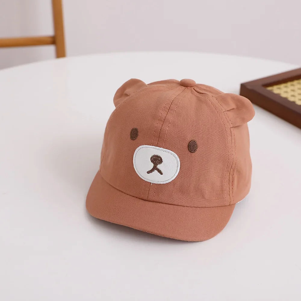 Summer cap with fun animals for children multivariant-9