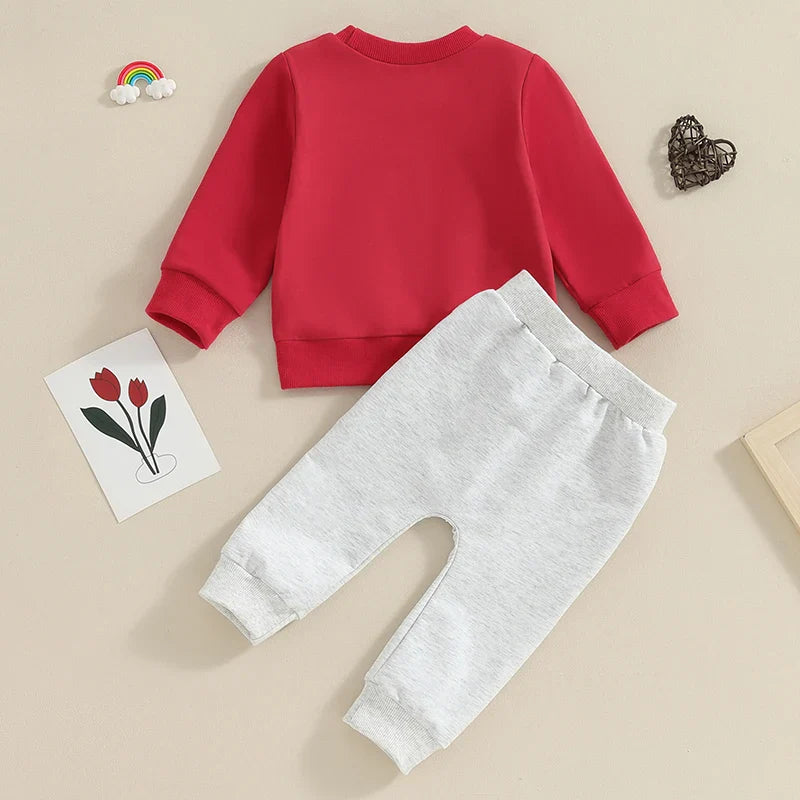 Pants and Sweatshirt Set for children "Lover Boy"-1
