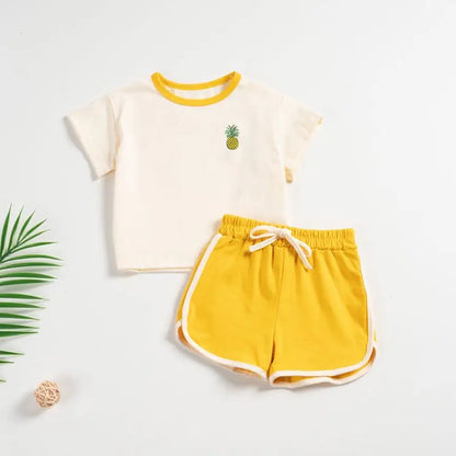 2pcs set T-shirts and Pants for Children multivariant-6