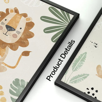 Decorative Picture "Jungle Animals" Multivariant-3
