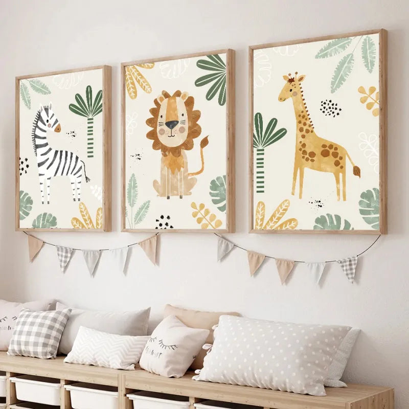 Decorative Picture "Jungle Animals" Multivariant-0