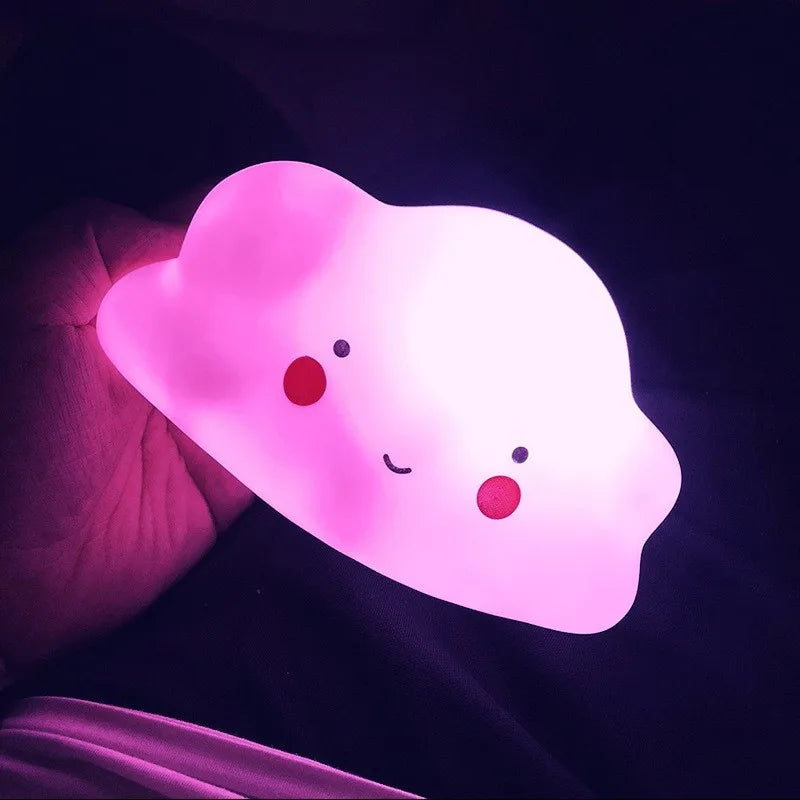 Multivariant Cloud Ice Cream Moon Decorative Lights for Children-11