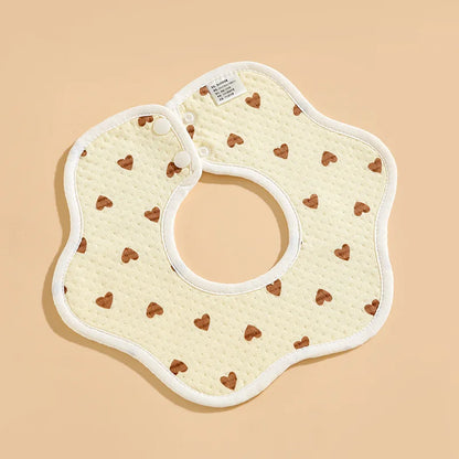 Cotton Waterproof Bib for newborns, multivariant-13