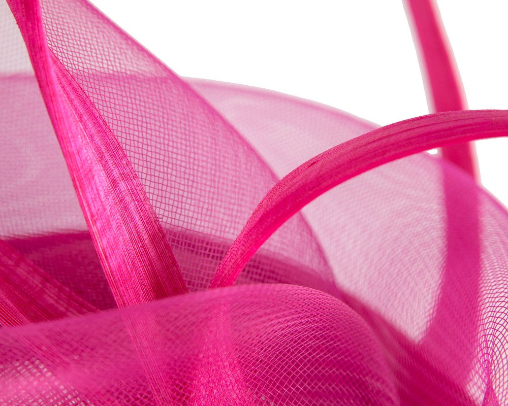 Bespoke Fuchsia fascinator by Fillies Collection S107-4