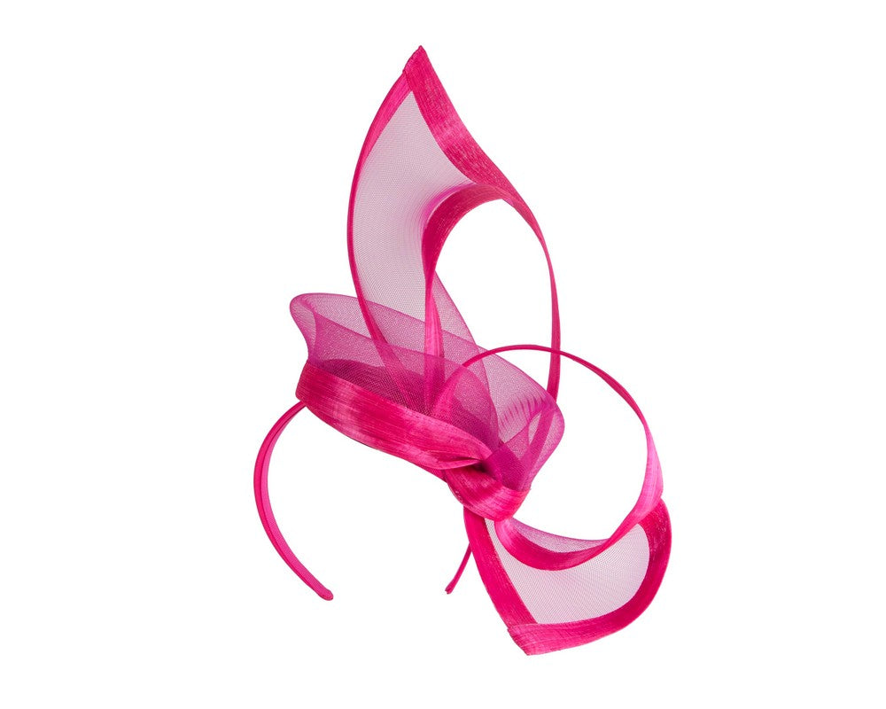 Bespoke Fuchsia fascinator by Fillies Collection S107-1