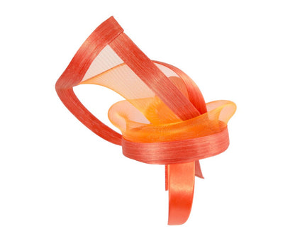 Bespoke orange fascinator by Fillies Collection-3