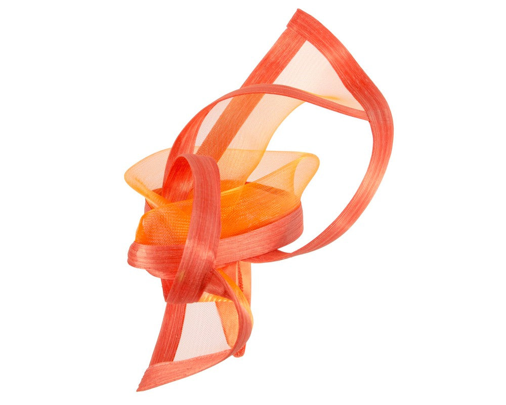 Bespoke orange fascinator by Fillies Collection-2