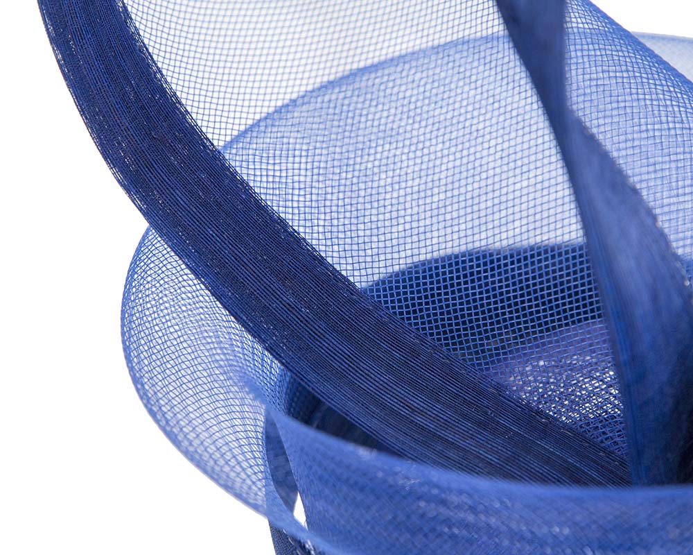 Bespoke Royal Blue fascinator by Fillies Collection-4