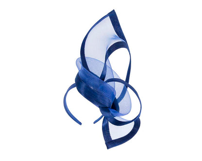 Bespoke Royal Blue fascinator by Fillies Collection-1