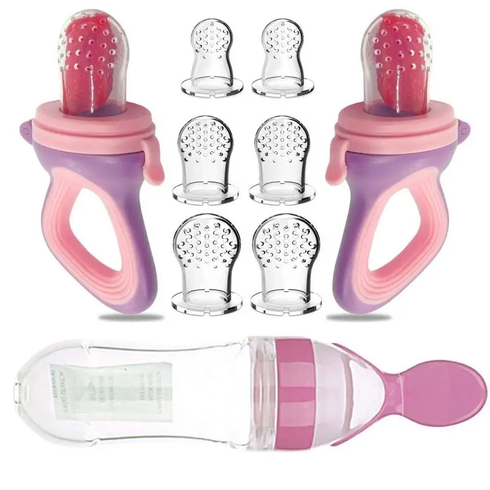 Set of 11 pcs silicone weaning accessories multivariant-7