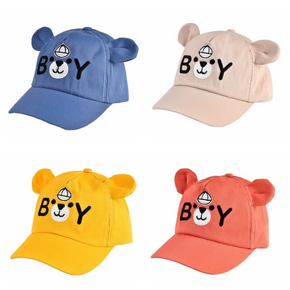 Summer cap with fun animals for children multivariant-4