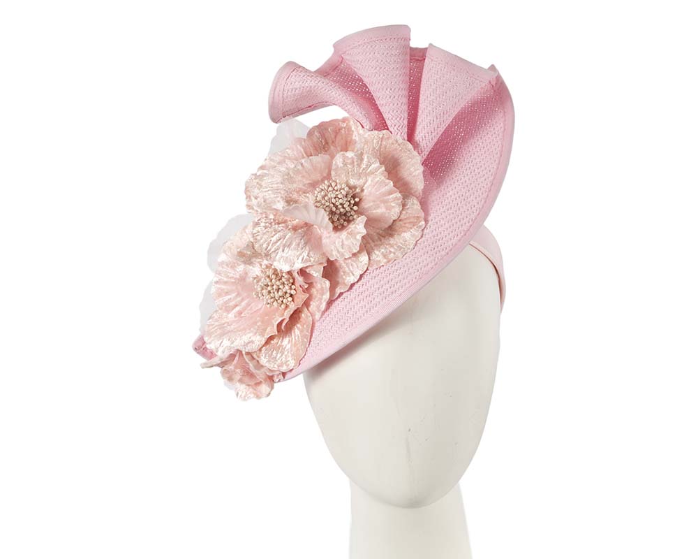 Pink Melbourne Cup races fascinator by Fillies Collection-0