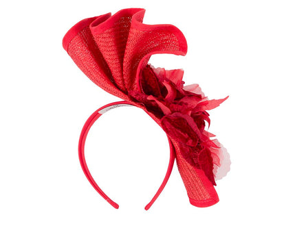 Red Melbourne Cup races fascinator by Fillies Collection-3