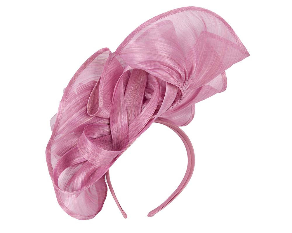 Bespoke large wild rose fascinator-4