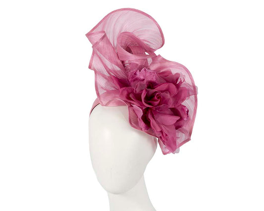 Bespoke large wild rose fascinator