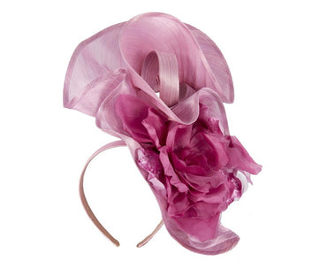 Bespoke large wild rose fascinator