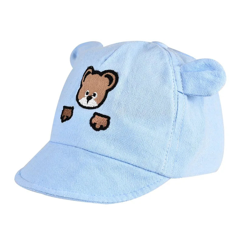 Summer cap with fun animals for children multivariant-13