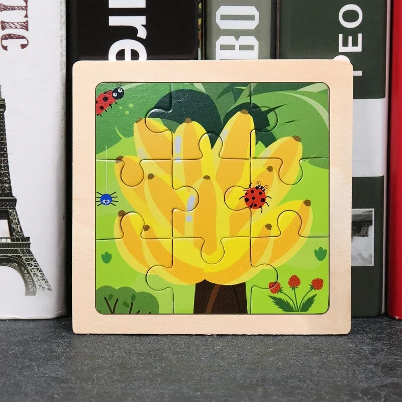 9pcs wooden toy jigsaw multivariant-39