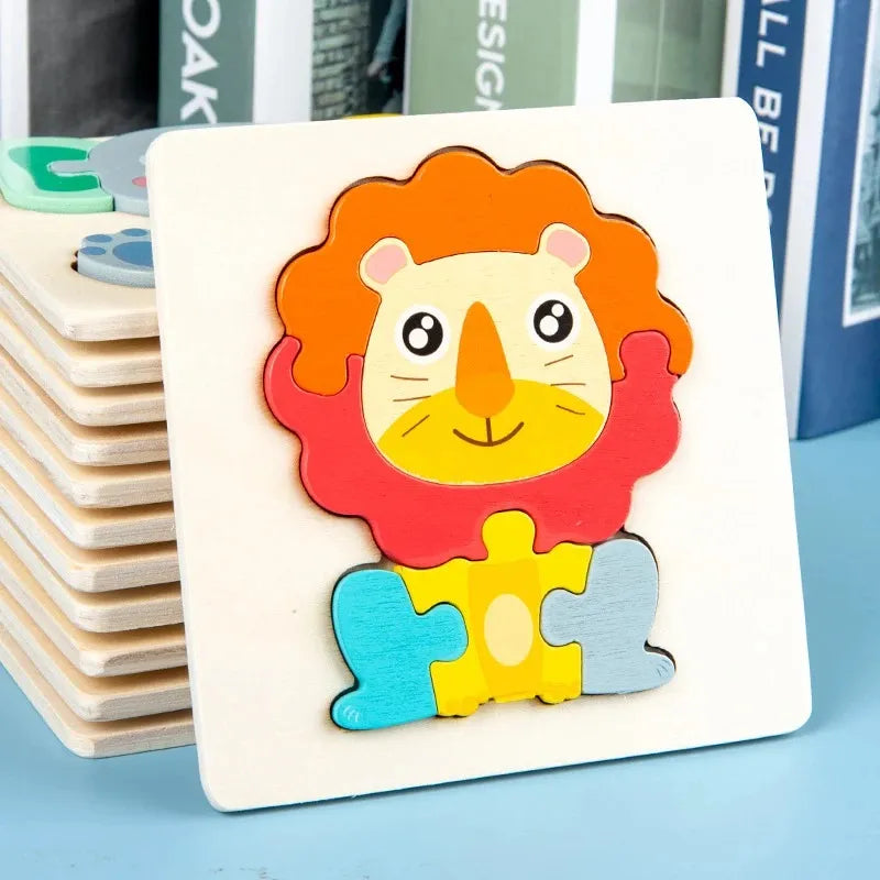 Wooden Toy Tangram for Children Multivariant-0