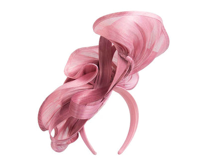 Twisted dusty pink designers fascinator by Fillies Collection-3