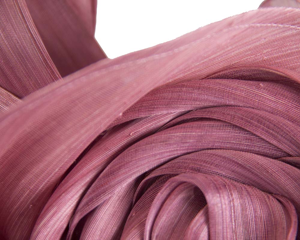 Twisted dusty pink designers fascinator by Fillies Collection-2