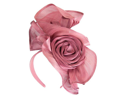 Twisted dusty pink designers fascinator by Fillies Collection-1