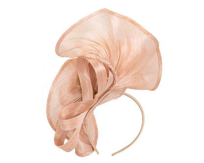 Twisted nude designers fascinator by Fillies Collection-2