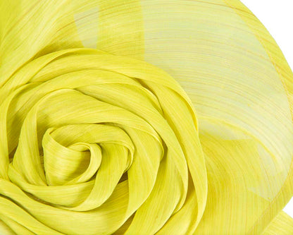 Twisted yellow designers fascinator by Fillies Collection