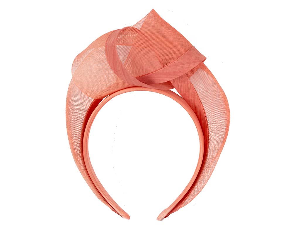 Coral fashion headband turban by Fillies Collection