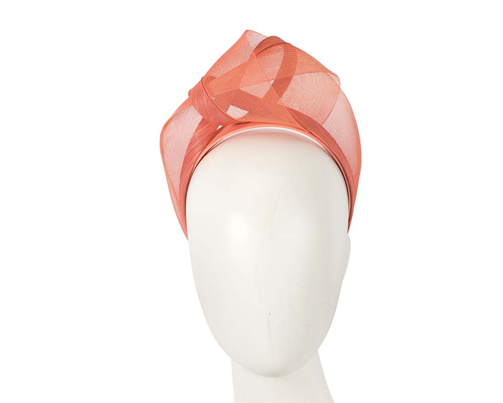 Coral fashion headband turban by Fillies Collection