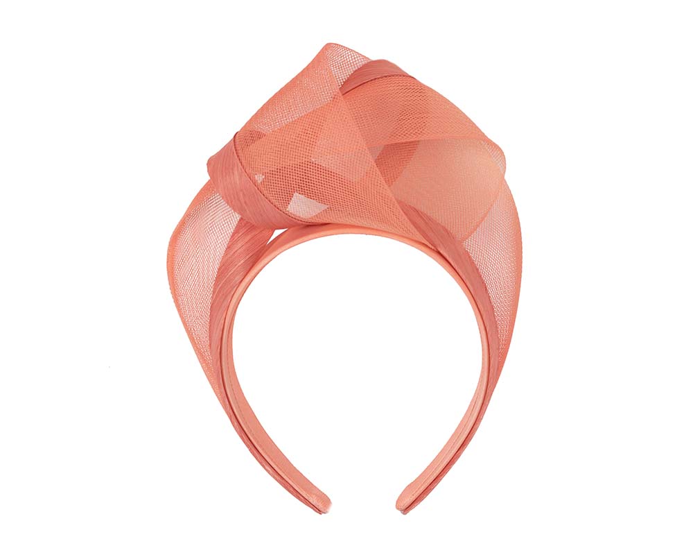 Coral fashion headband turban by Fillies Collection
