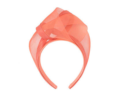 Coral fashion headband turban by Fillies Collection