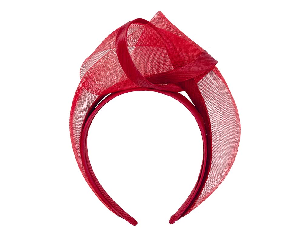 Red fashion headband turban by Fillies Collection-3