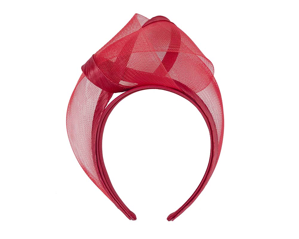 Red fashion headband turban by Fillies Collection-1