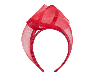 Red fashion headband turban by Fillies Collection-1