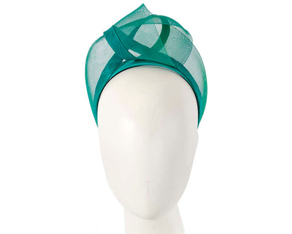 Teal fashion headband turban by Fillies Collection-0