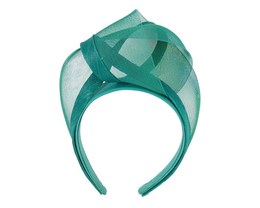 Teal fashion headband turban by Fillies Collection-1