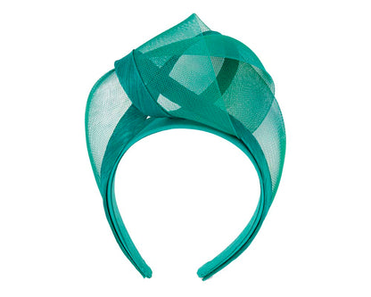 Teal fashion headband turban by Fillies Collection-1
